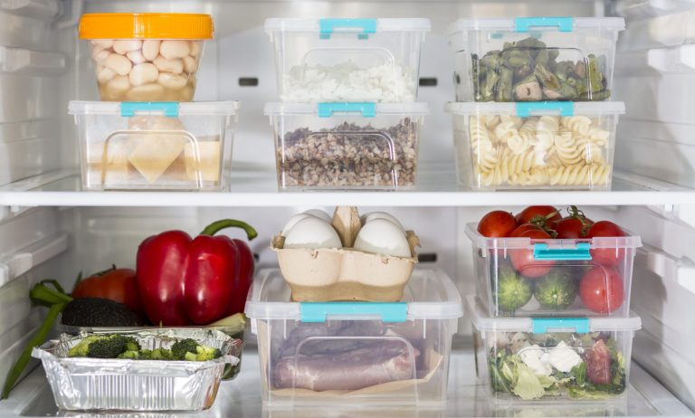 Alimentos en la heladera